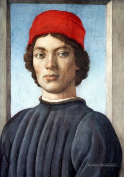 Portrait d’un jeune Christianisme Filippino Lippi Peinture à l'huile